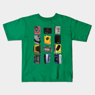 Cassette Players by Grip Grand Kids T-Shirt